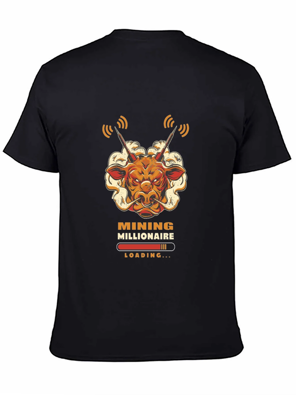 Mining Millionaire Bull T-Shirt - Crypto Trader Tee product image 2
