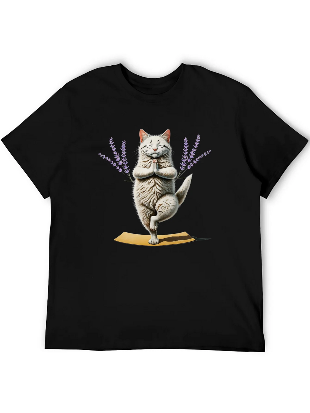 Yoga Cat T-Shirt - Meditating Feline Tee product image 5