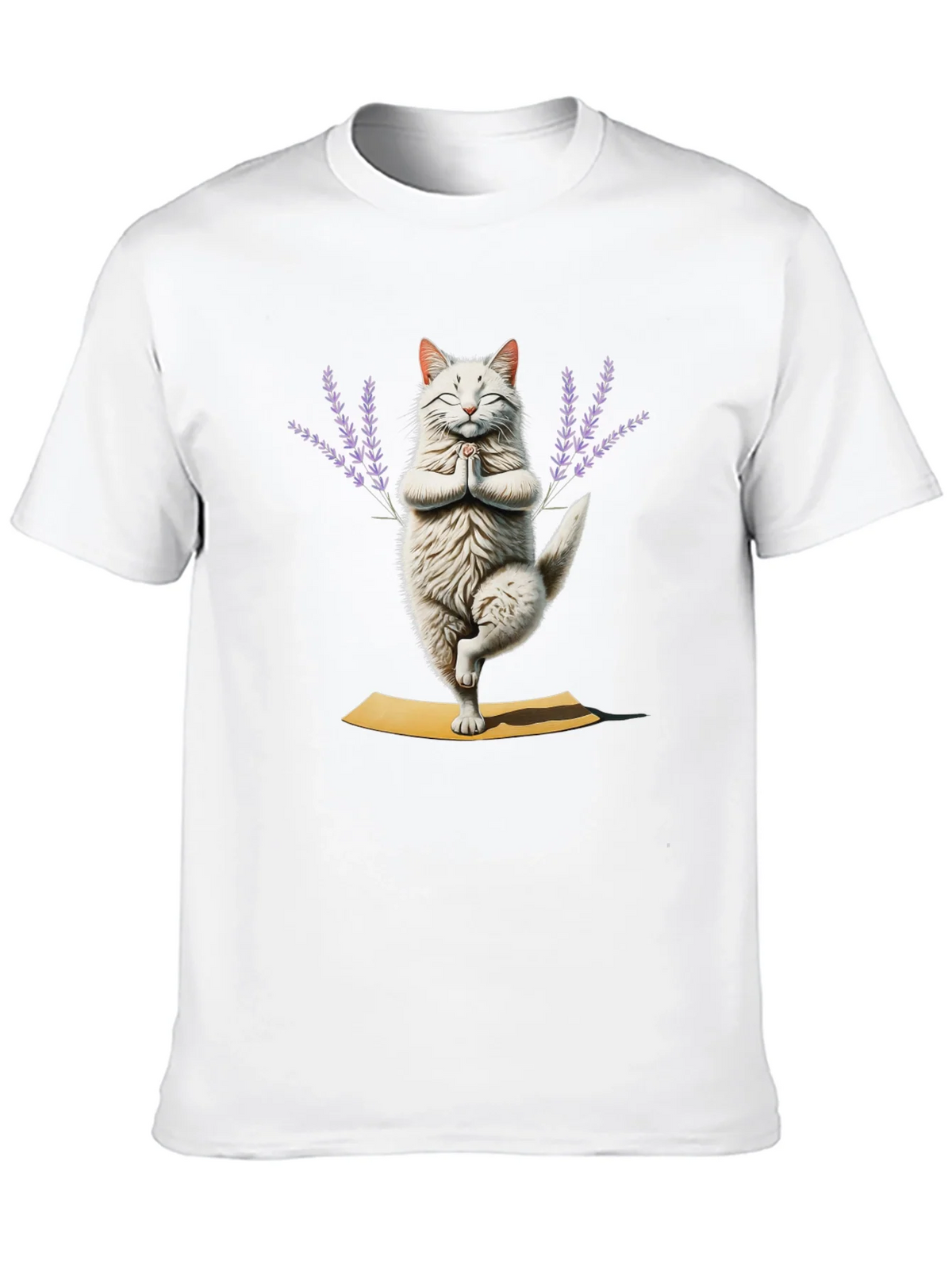 Yoga Cat T-Shirt - Meditating Feline Tee product image 9