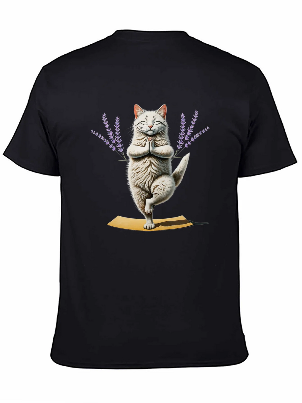 Yoga Cat T-Shirt - Meditating Feline Tee product image 4