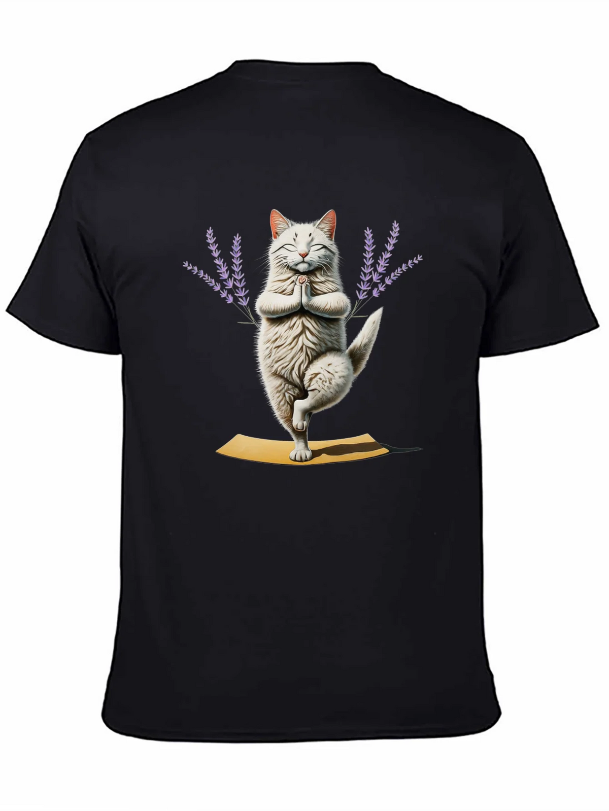 Yoga Cat T-Shirt - Meditating Feline Tee product image 4