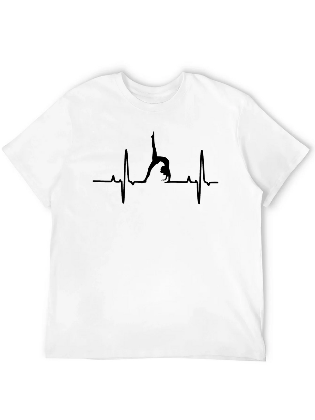 Gymnast Heartbeat Black T-Shirt product image 11
