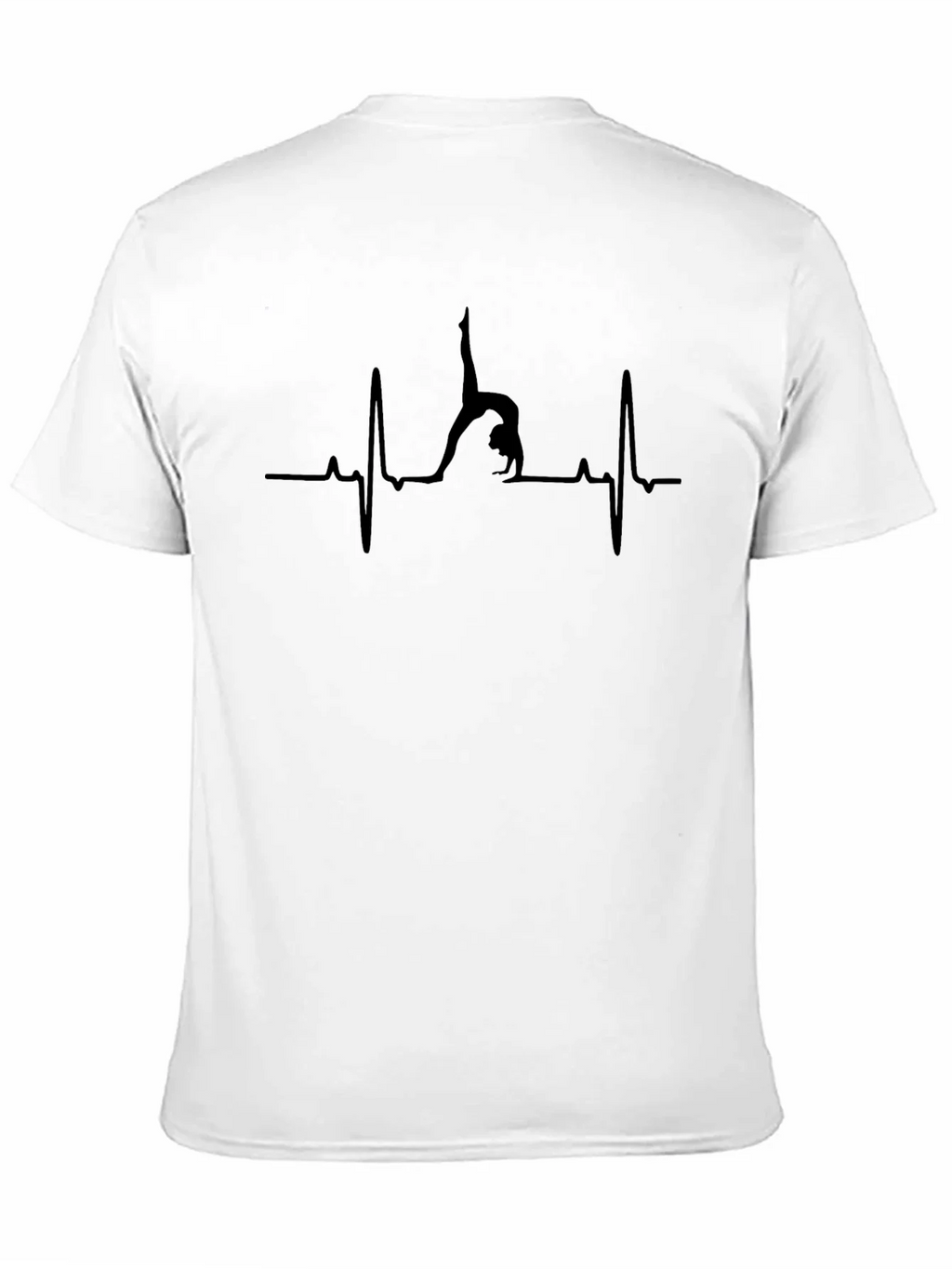 Gymnast Heartbeat Black T-Shirt product image 10