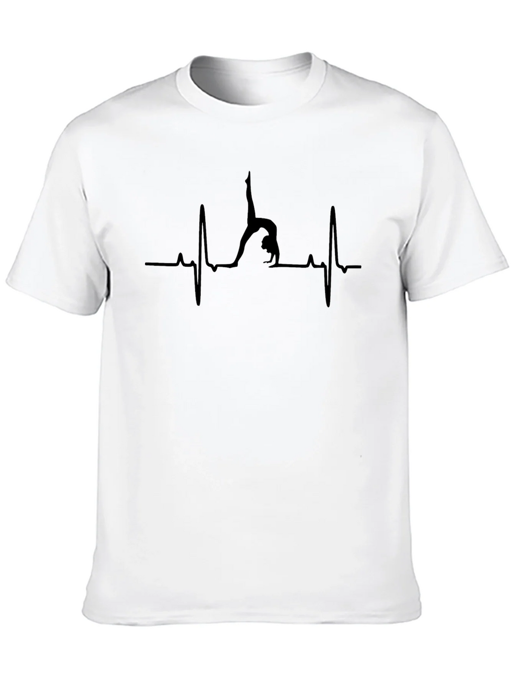 Gymnast Heartbeat Black T-Shirt product image 9