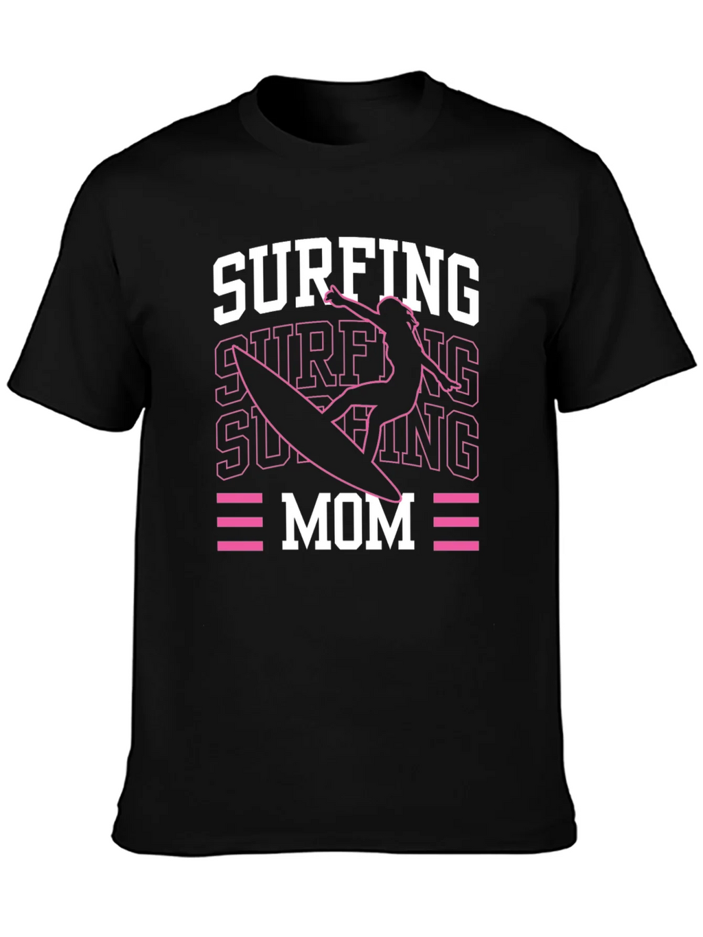 Surfing Mom Graphic T-Shirt product image 3