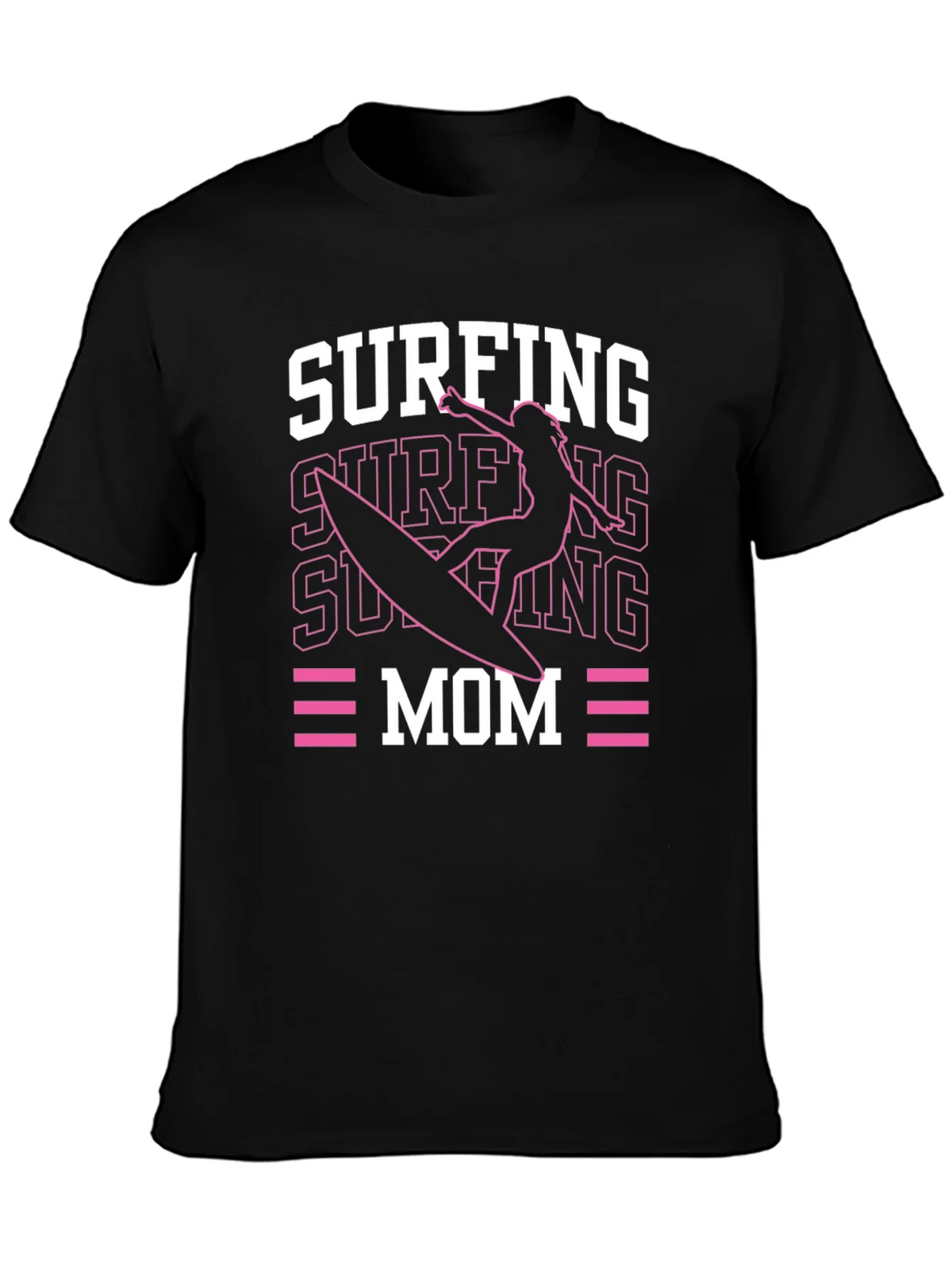 Surfing Mom Graphic T-Shirt product image 3