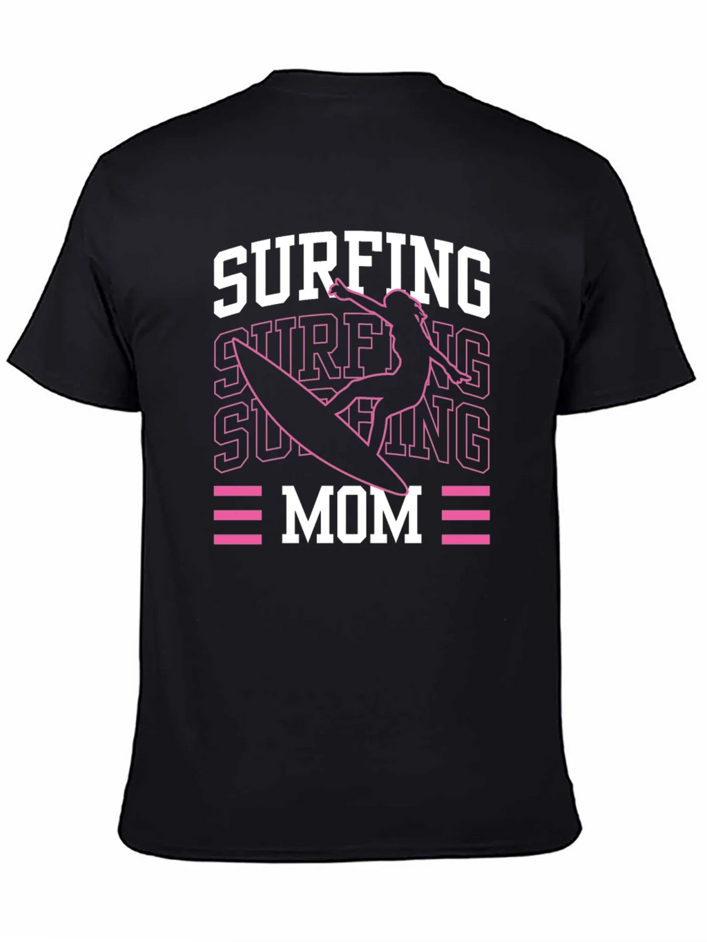 Surfing Mom Graphic T-Shirt product image 4