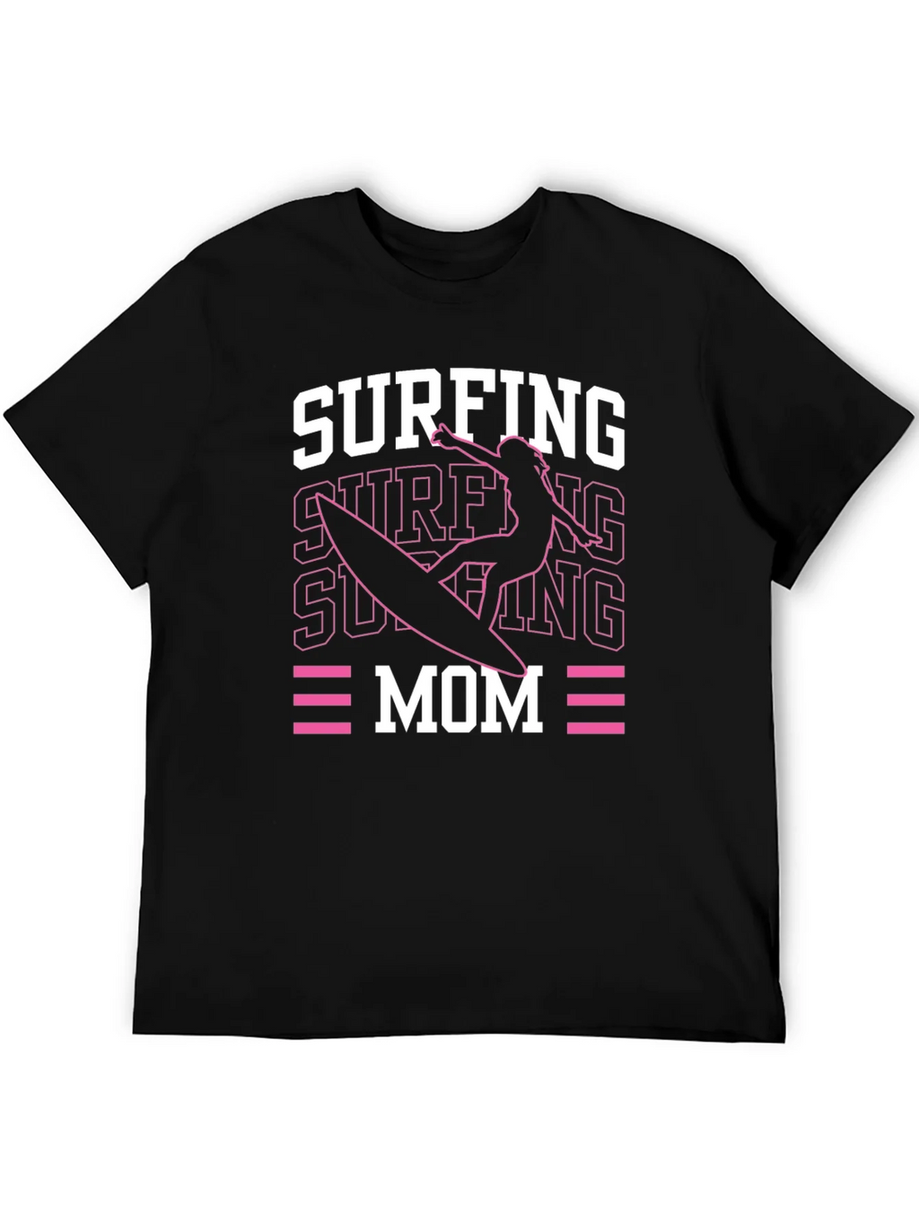 Surfing Mom Graphic T-Shirt product image 5