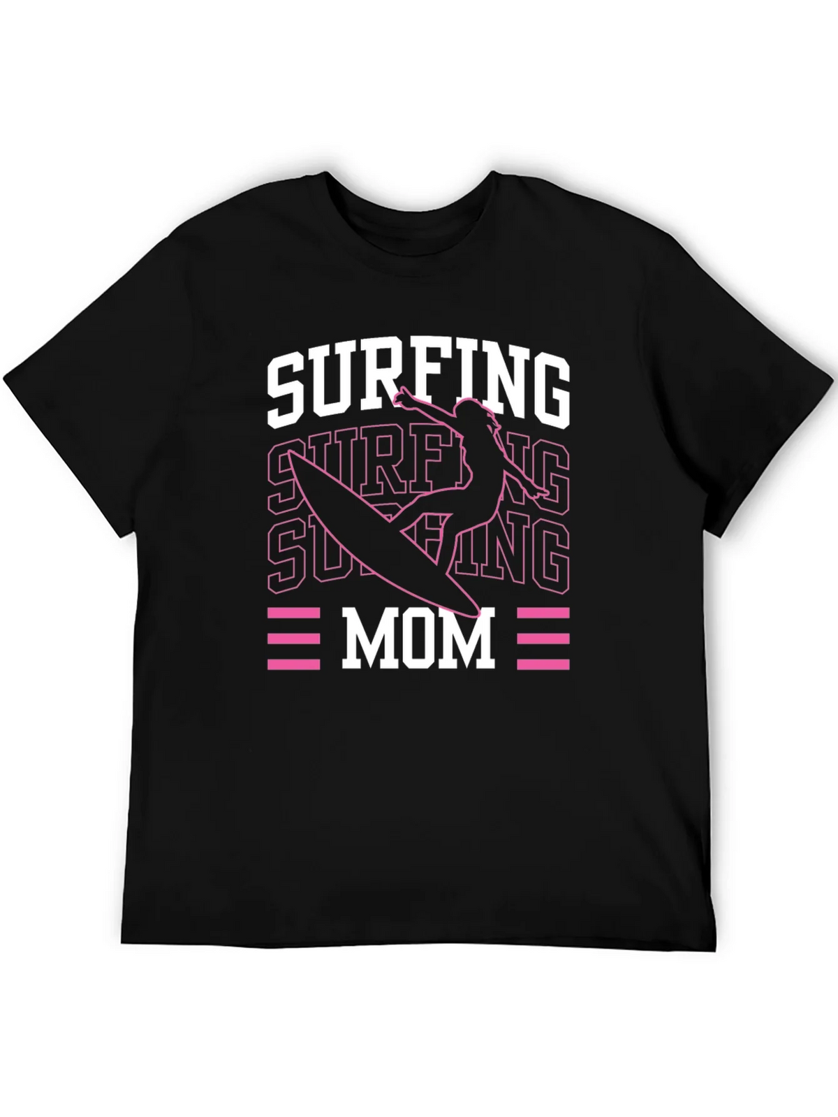 Surfing Mom Graphic T-Shirt product image 5