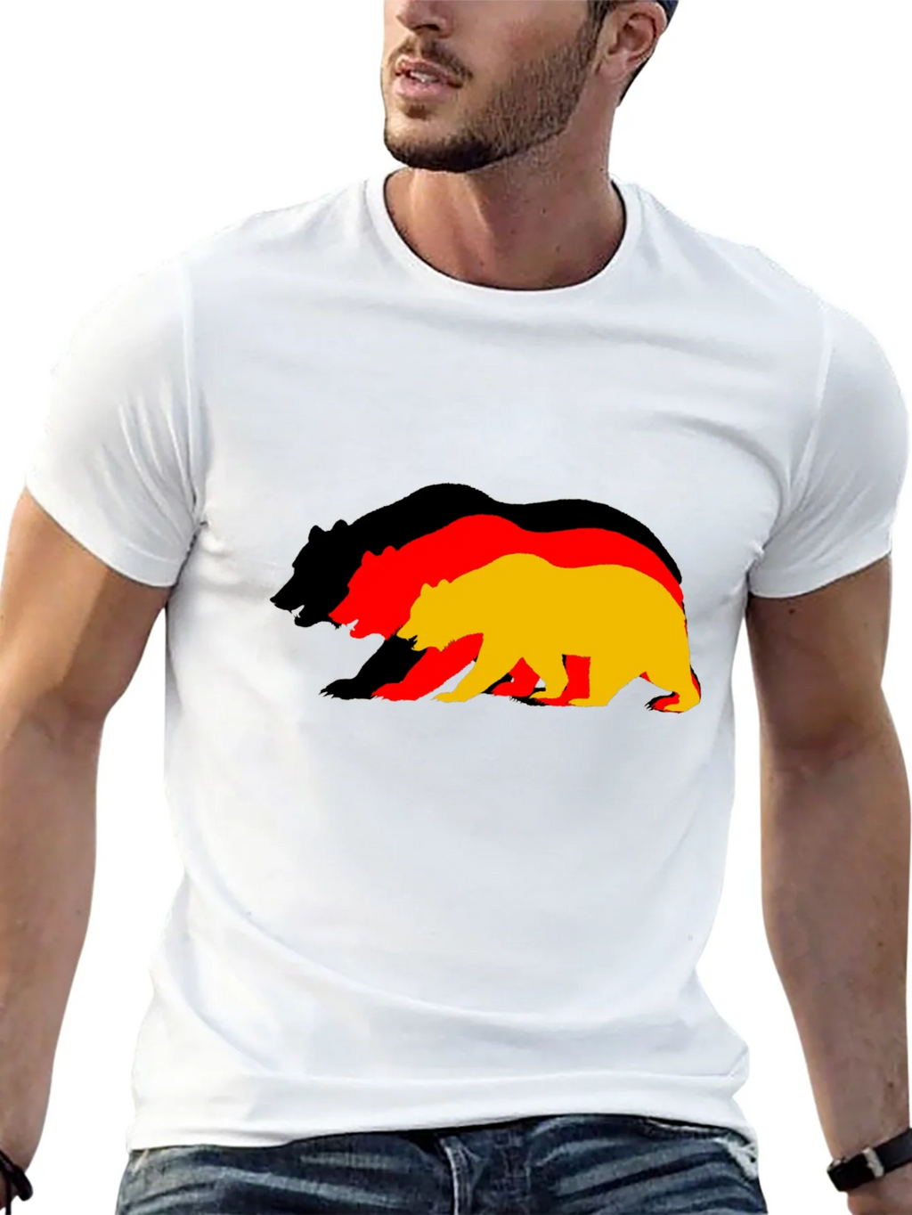 Germany Flag Bear Graphic T-Shirt product image 12