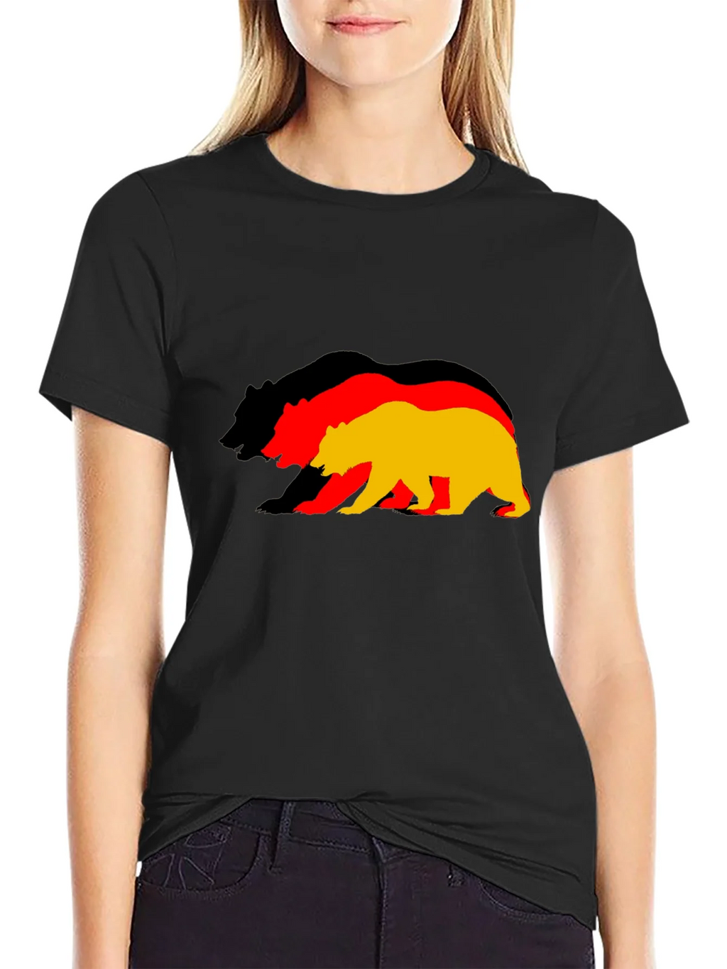 Germany Flag Bear Graphic T-Shirt product image 2