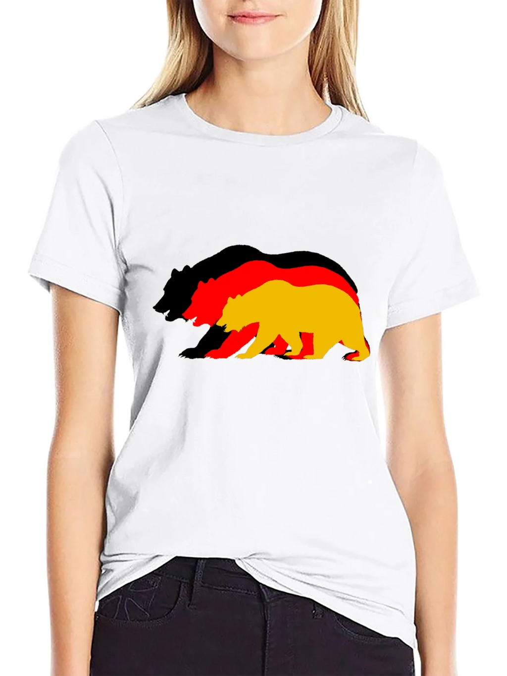 Germany Flag Bear Graphic T-Shirt product image 8
