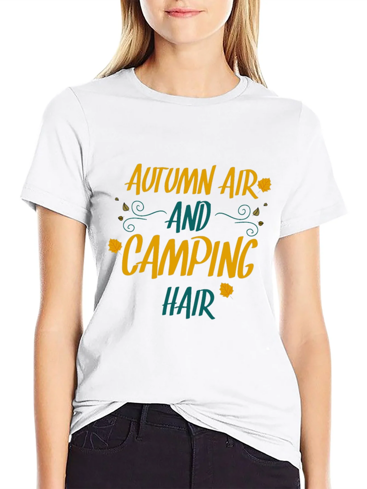 Autumn Air Camping Hair Graphic Tee product image 8