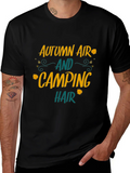 Autumn Air Camping Hair Graphic Tee product image 1