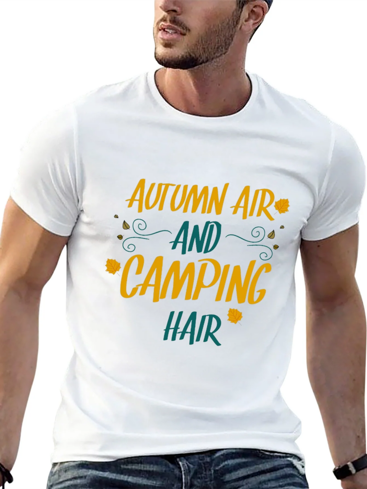 Autumn Air Camping Hair Graphic Tee product image 12
