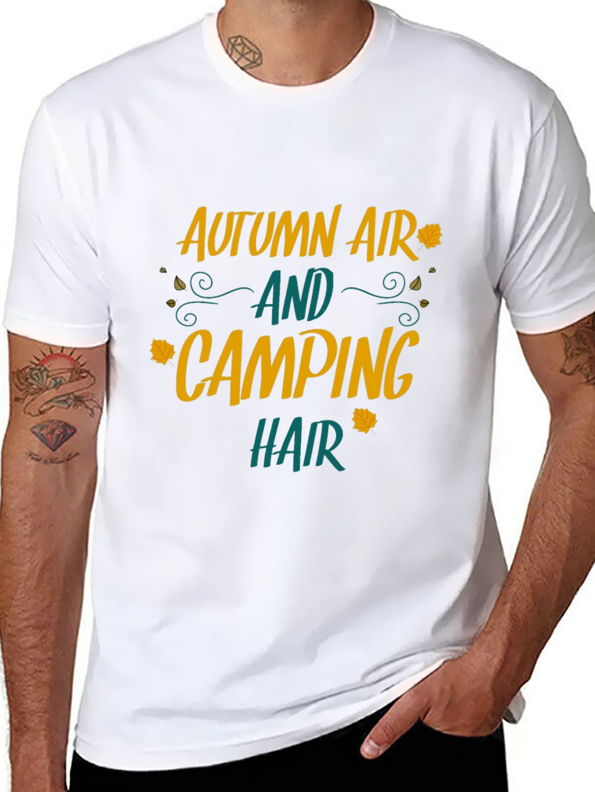 Autumn Air Camping Hair Graphic Tee product image 7