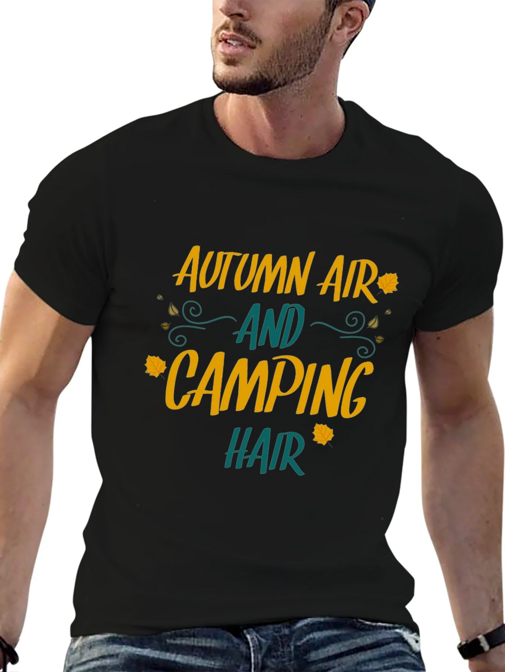 Autumn Air Camping Hair Graphic Tee product image 6
