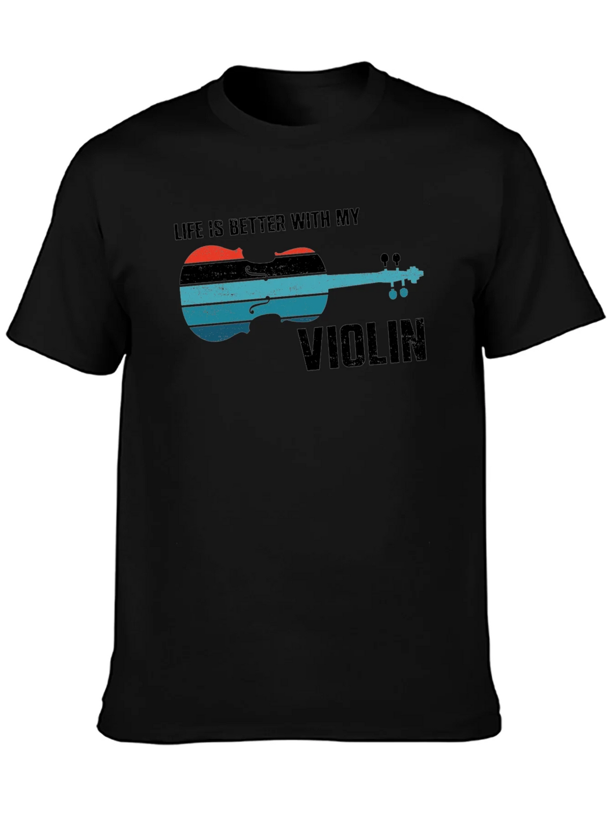 Life is Better with My Violin Graphic Tee product image 3
