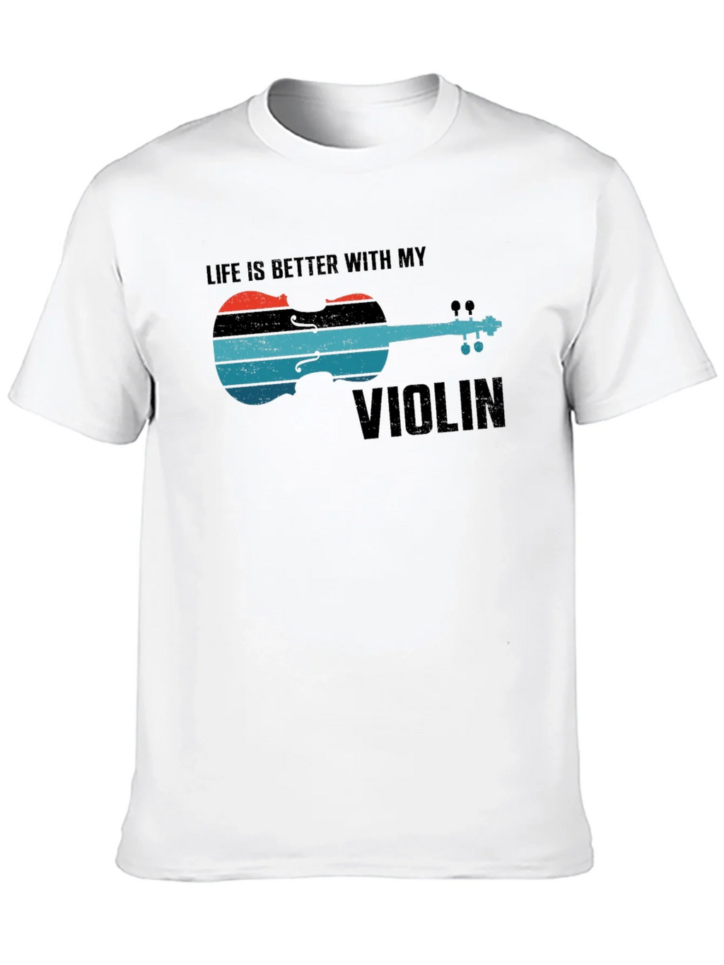 Life is Better with My Violin Graphic Tee product image 9