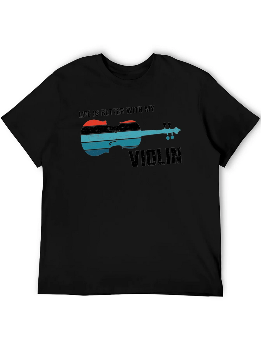 Life is Better with My Violin Graphic Tee product image 5