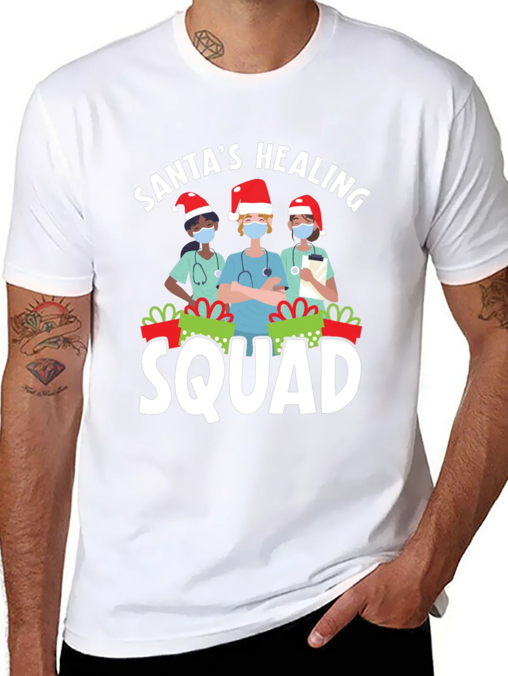 Santas Healing Squad Graphic T-Shirt product image 7