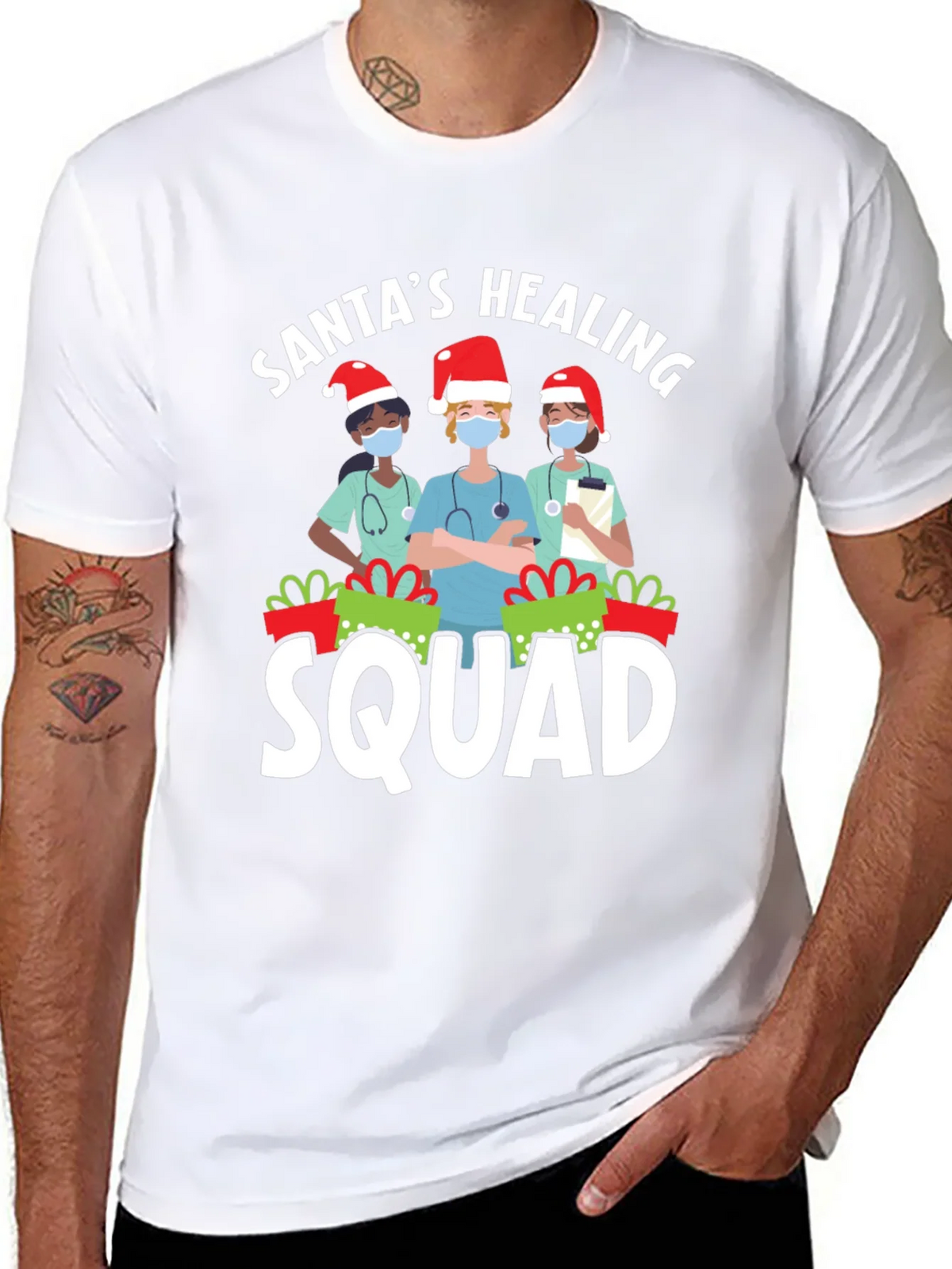 Santas Healing Squad Graphic T-Shirt product image 7