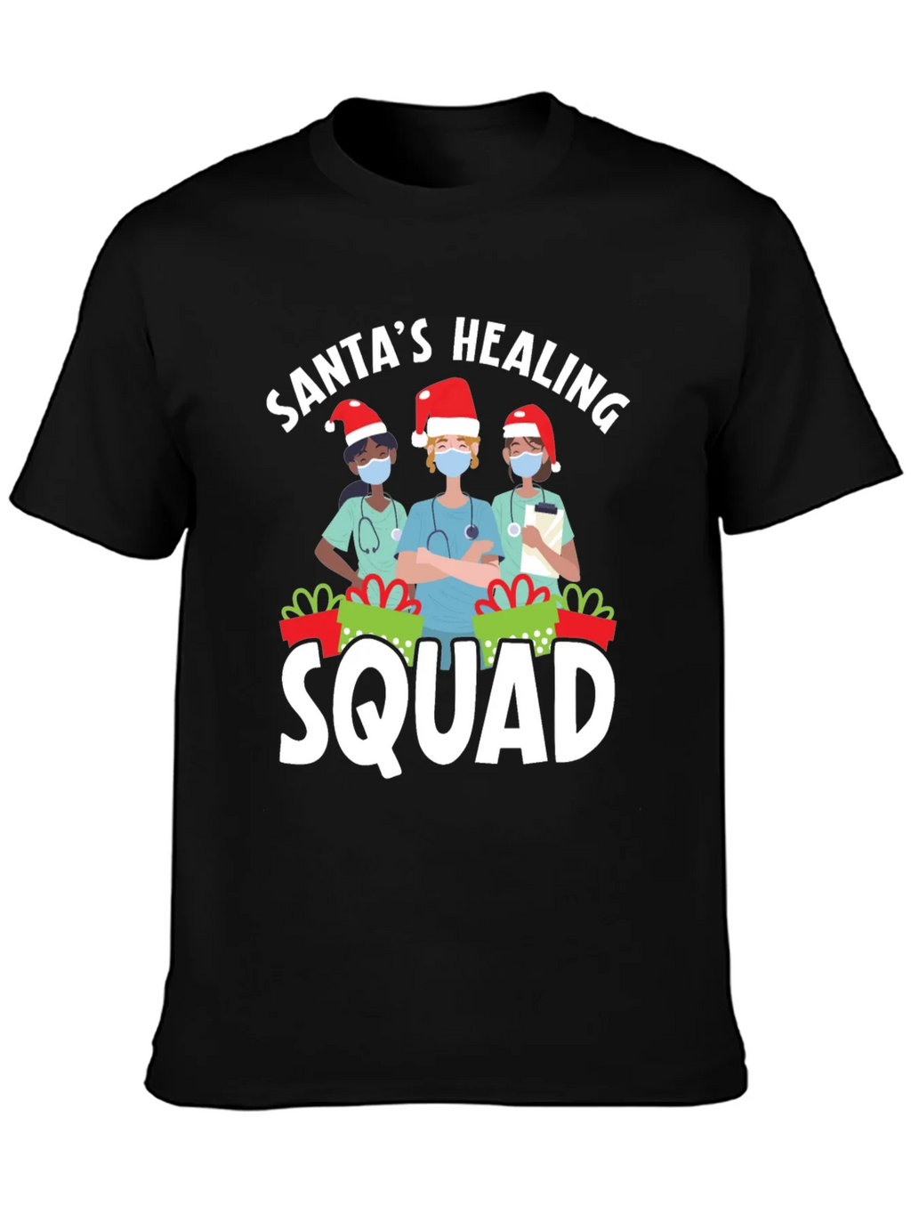 Santas Healing Squad Graphic T-Shirt product image 3