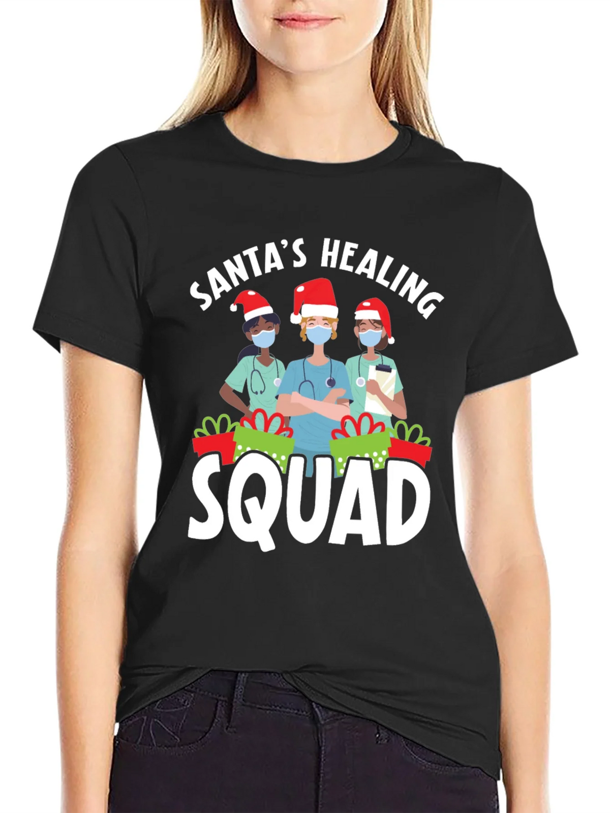 Santas Healing Squad Graphic T-Shirt product image 2