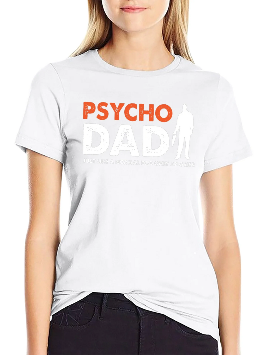 Psycho Dad Graphic Tee - Angrier Humor T-Shirt product image 8