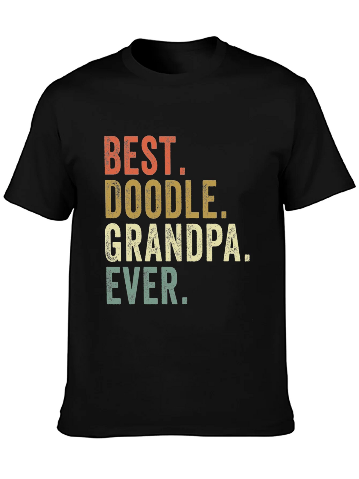 Best Doodle Grandpa Ever T-Shirt product image 3