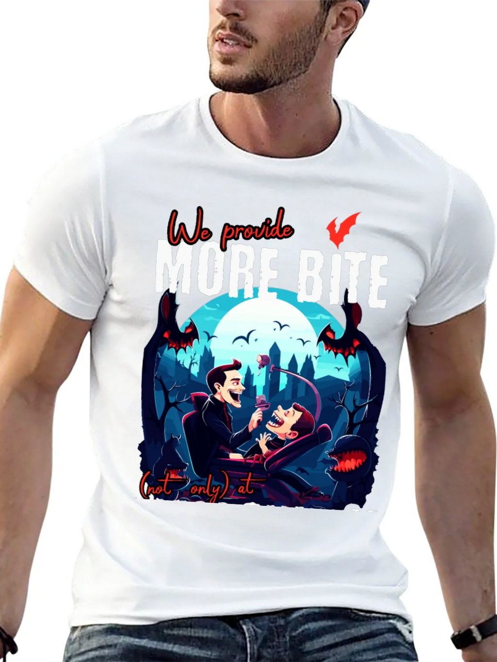 We Provide More Bite Vampire T-Shirt product image 12