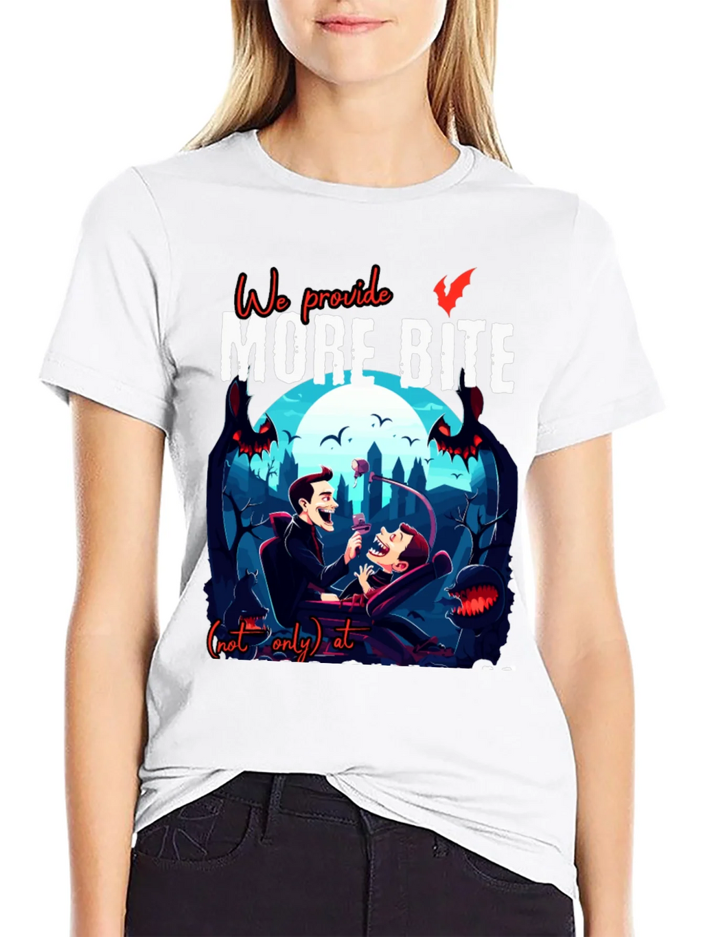 We Provide More Bite Vampire T-Shirt product image 8