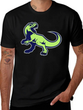 Dinosaur Graphic Black T-Shirt product image 1