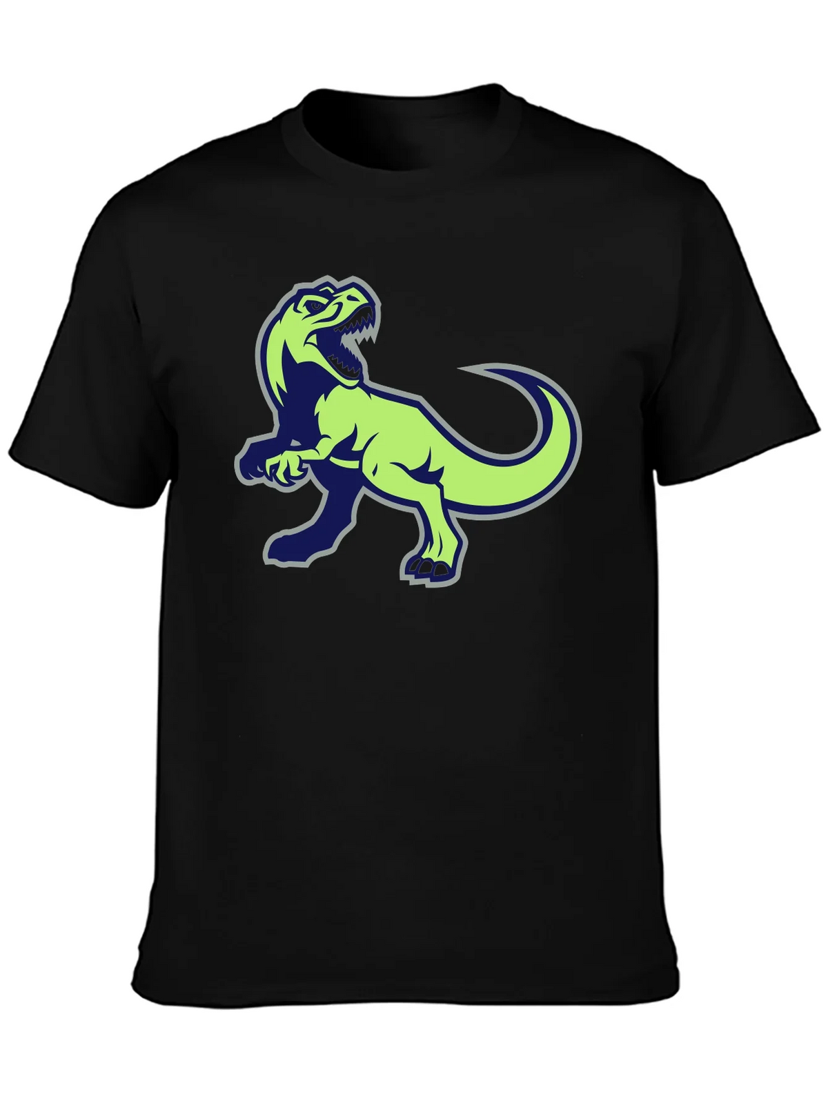 Dinosaur Graphic Black T-Shirt product image 3