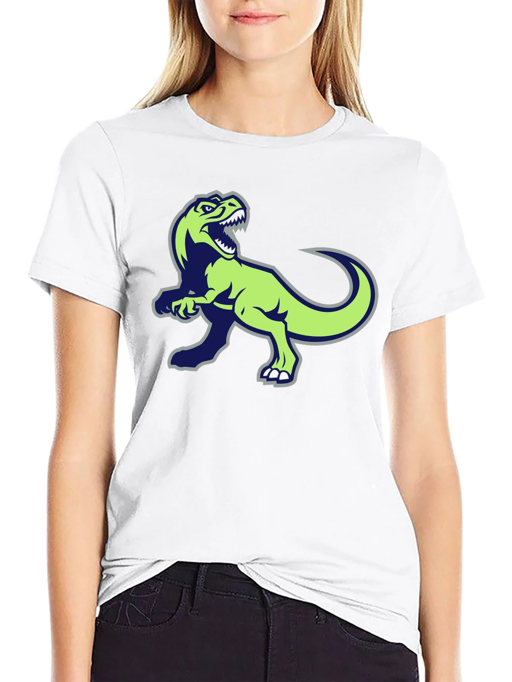 Dinosaur Graphic Black T-Shirt product image 8