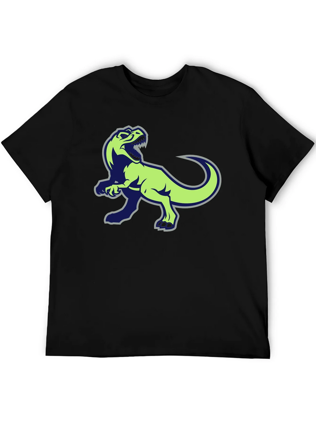 Dinosaur Graphic Black T-Shirt product image 5