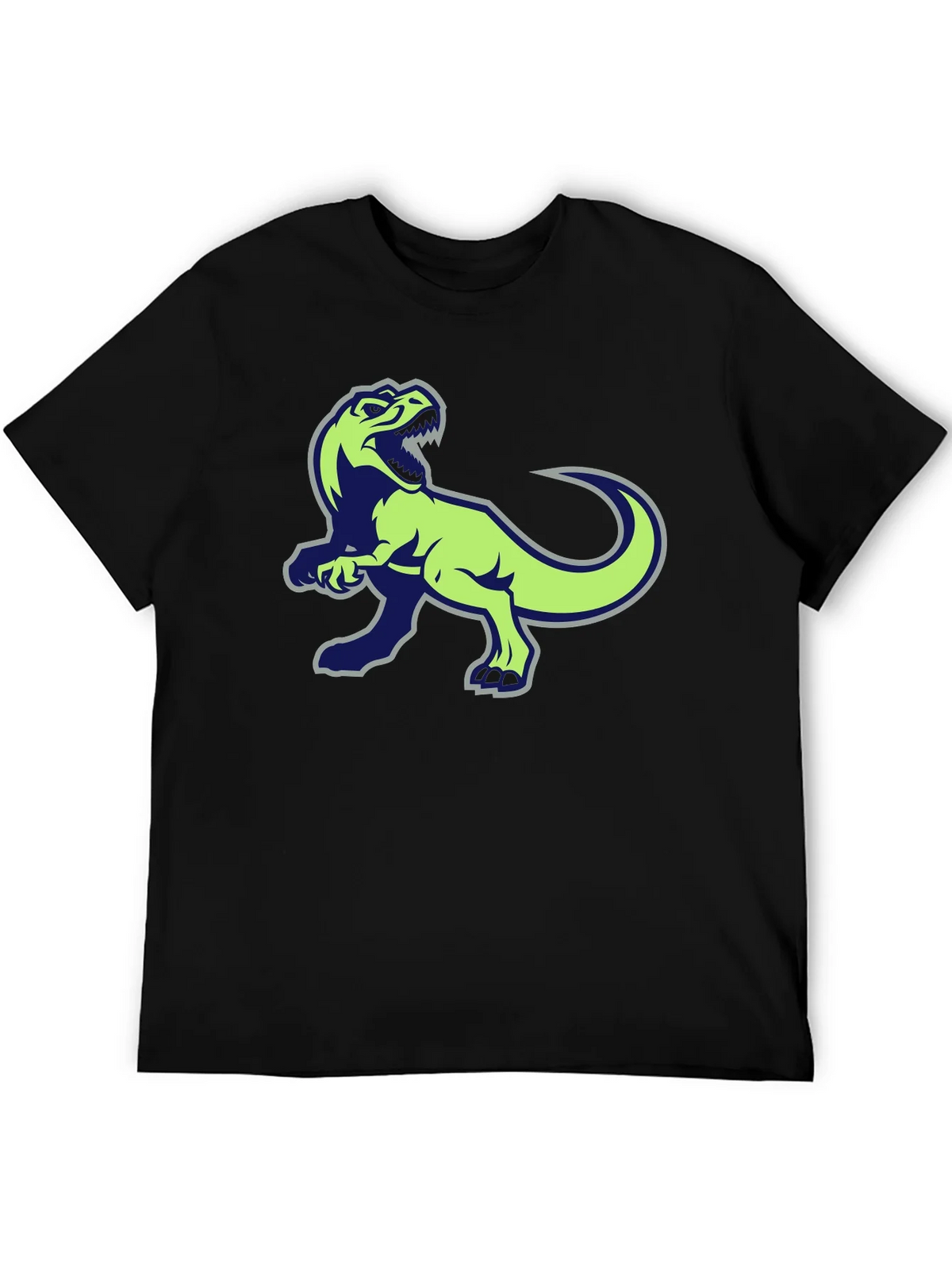 Dinosaur Graphic Black T-Shirt product image 5