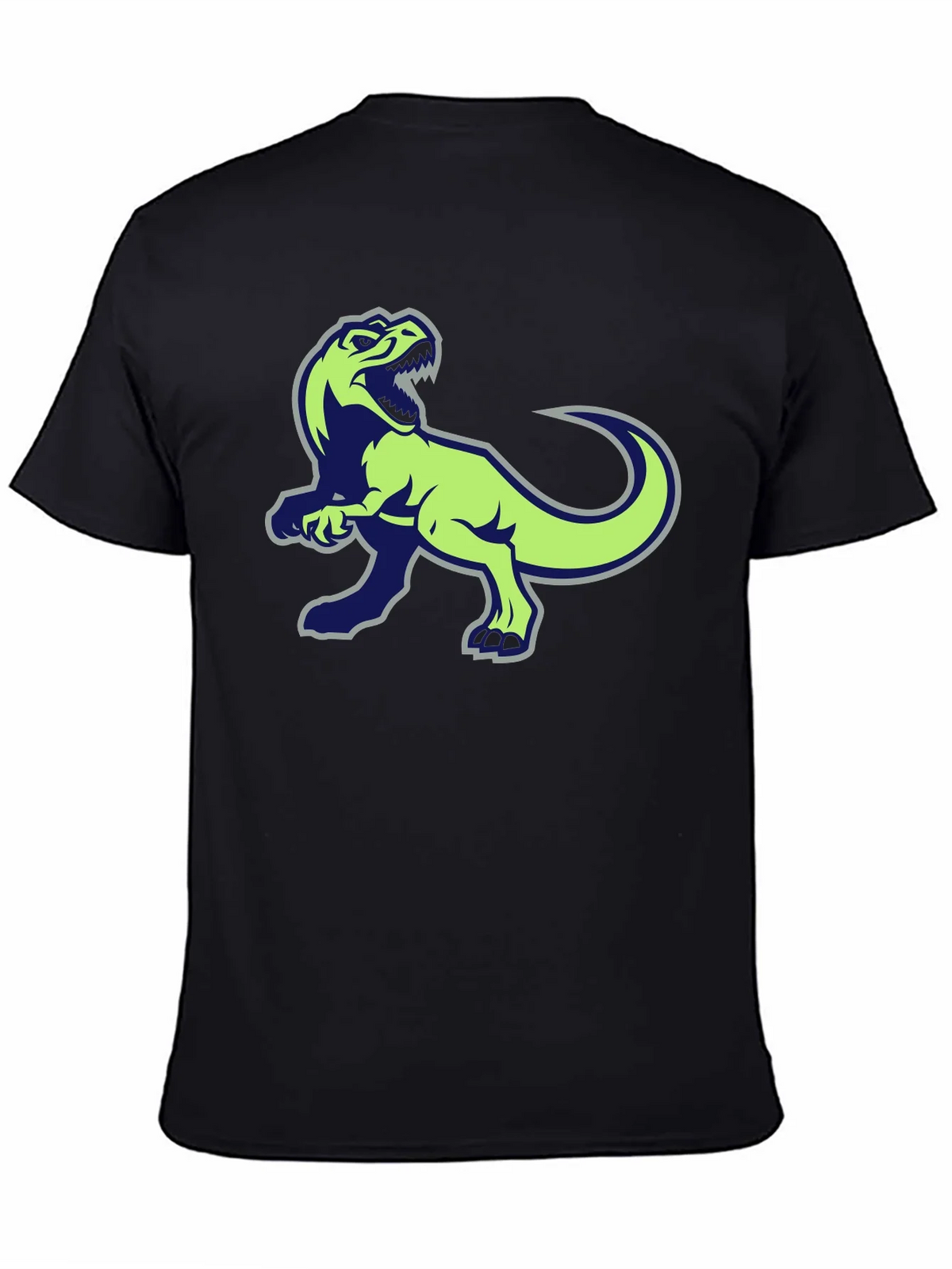 Dinosaur Graphic Black T-Shirt product image 4