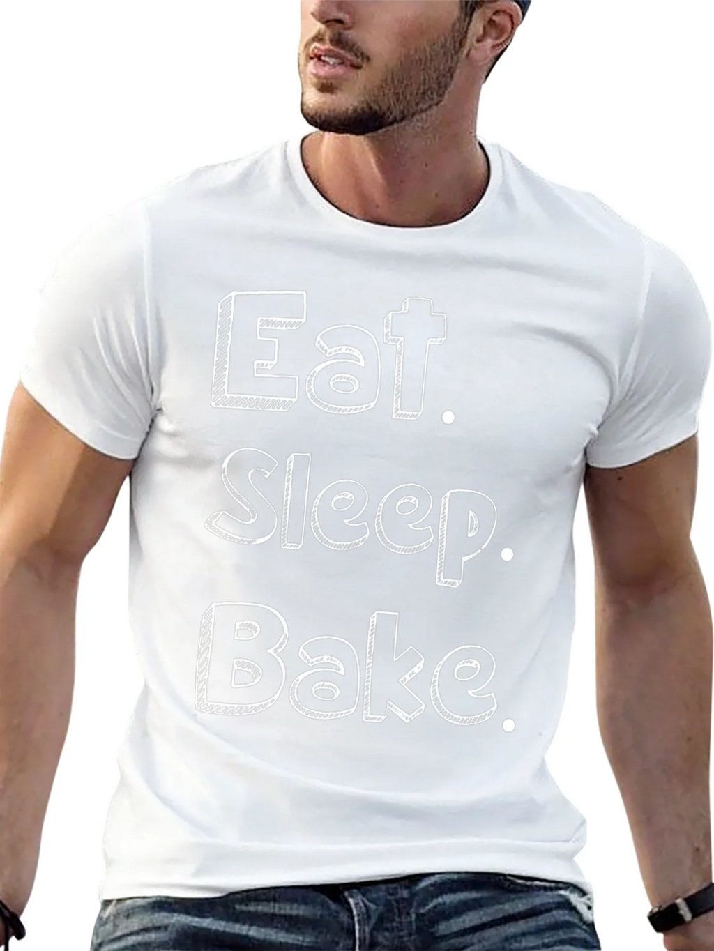 Eat Sleep Bake Graphic Tee product image 9