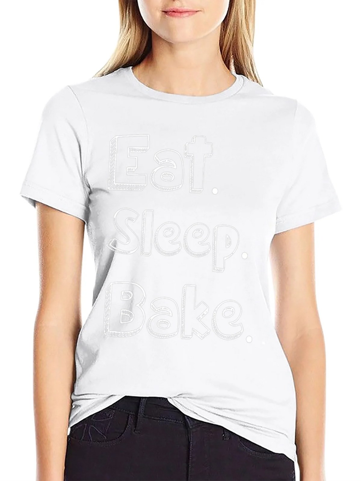 Eat Sleep Bake Graphic Tee product image 5