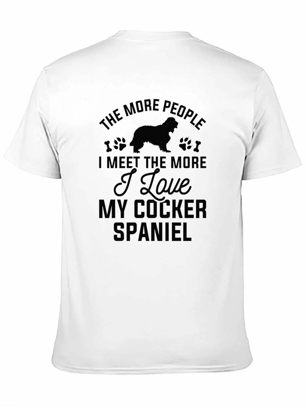 Cocker Spaniel Lover Black T-Shirt product image 8