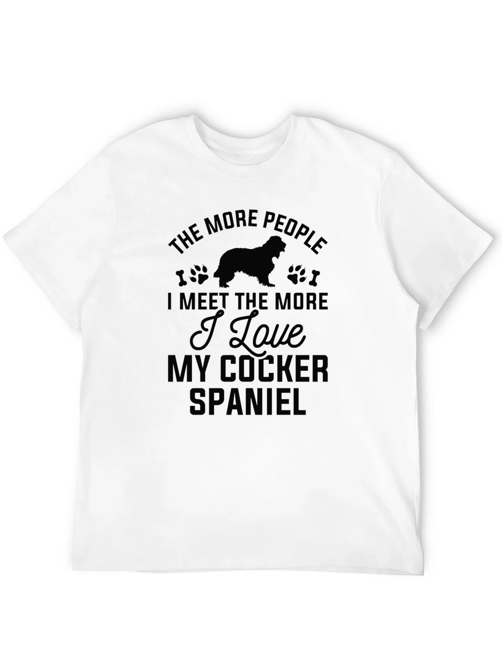 Cocker Spaniel Lover Black T-Shirt product image 9