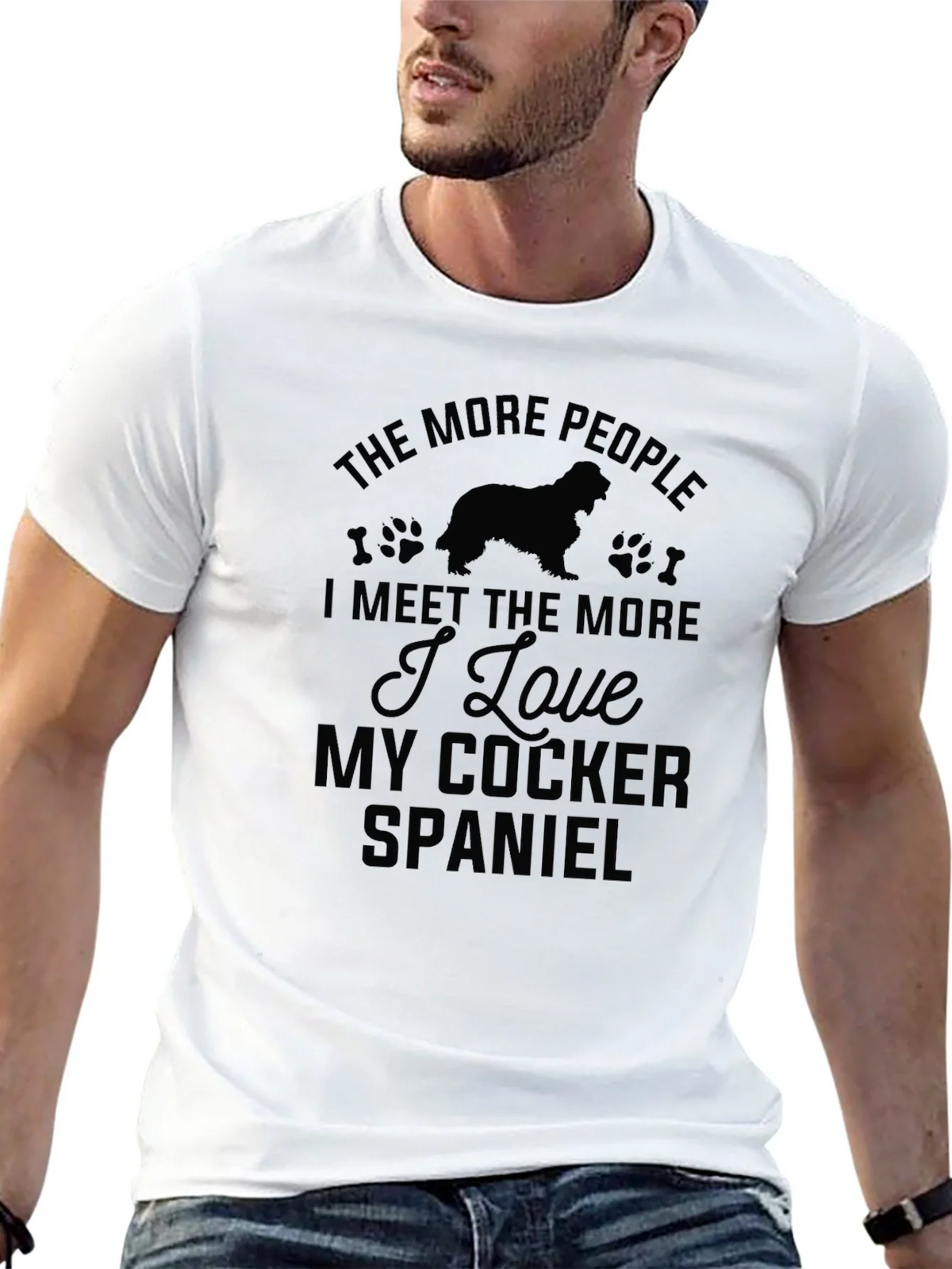 Cocker Spaniel Lover Black T-Shirt product image 10