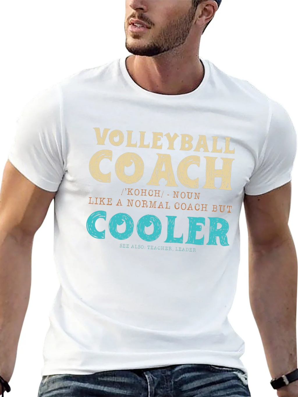 Volleyball Coach Definition T-Shirt product image 12