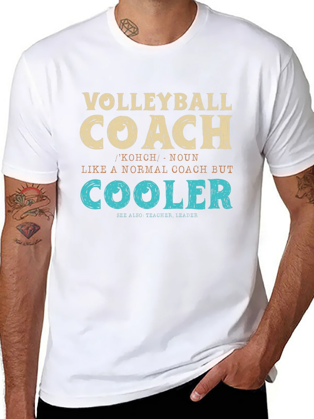 Volleyball Coach Definition T-Shirt product image 7