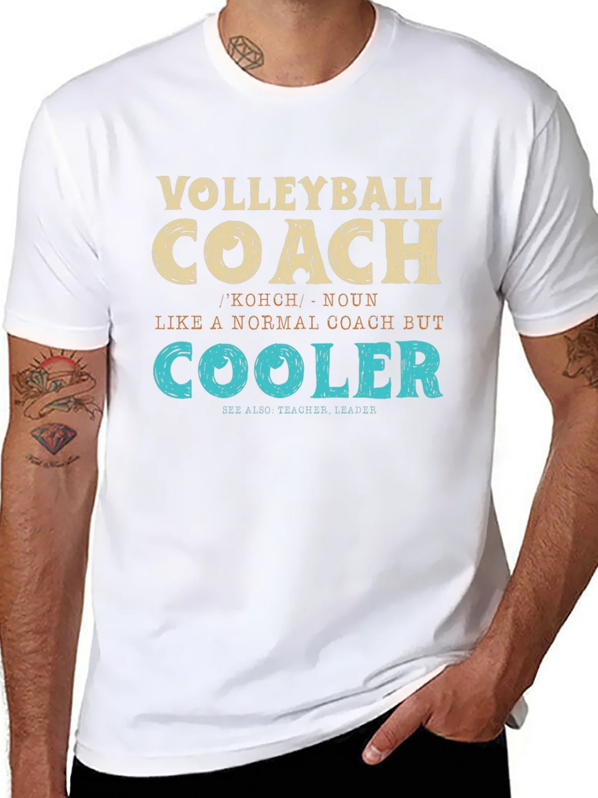 Volleyball Coach Definition T-Shirt product image 7