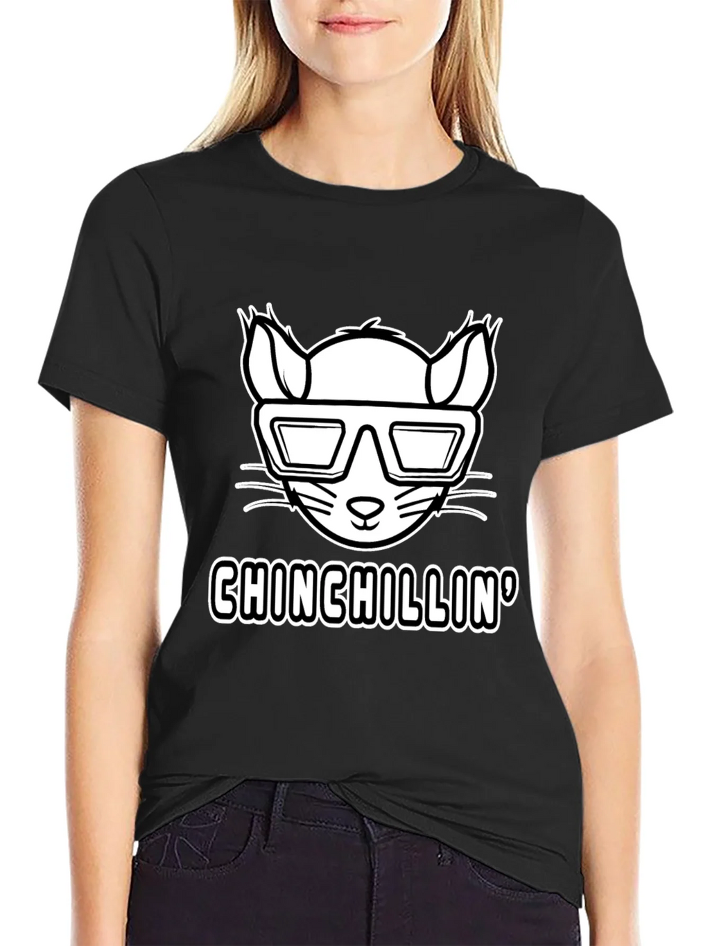 Chinchillin T-Shirt - Cool Rodent Design product image 2