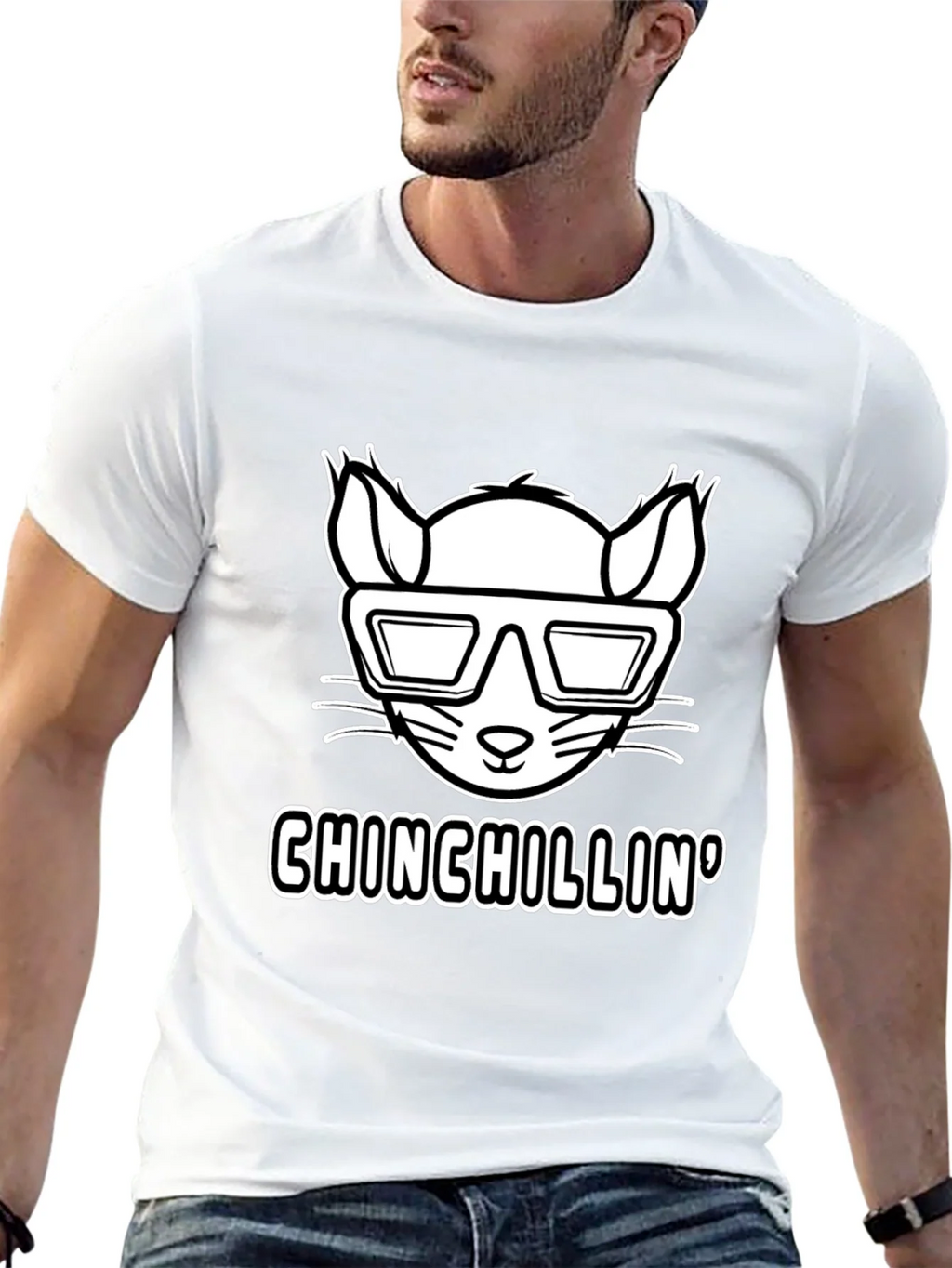 Chinchillin T-Shirt - Cool Rodent Design product image 12