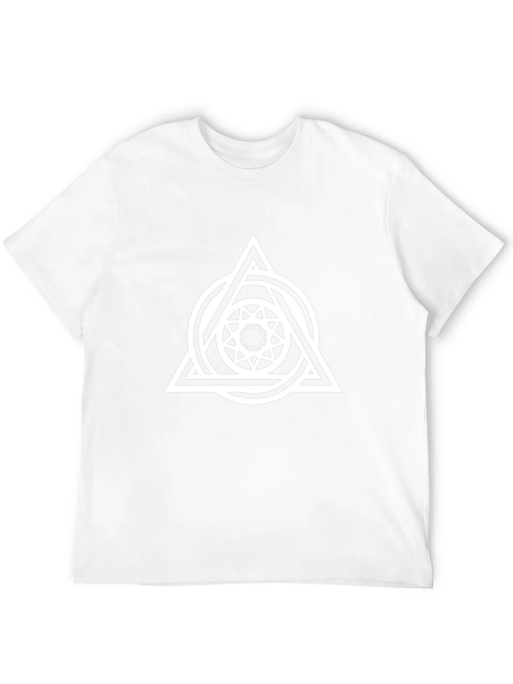 Geometric Triangle Circle Graphic Black Tee product image 11