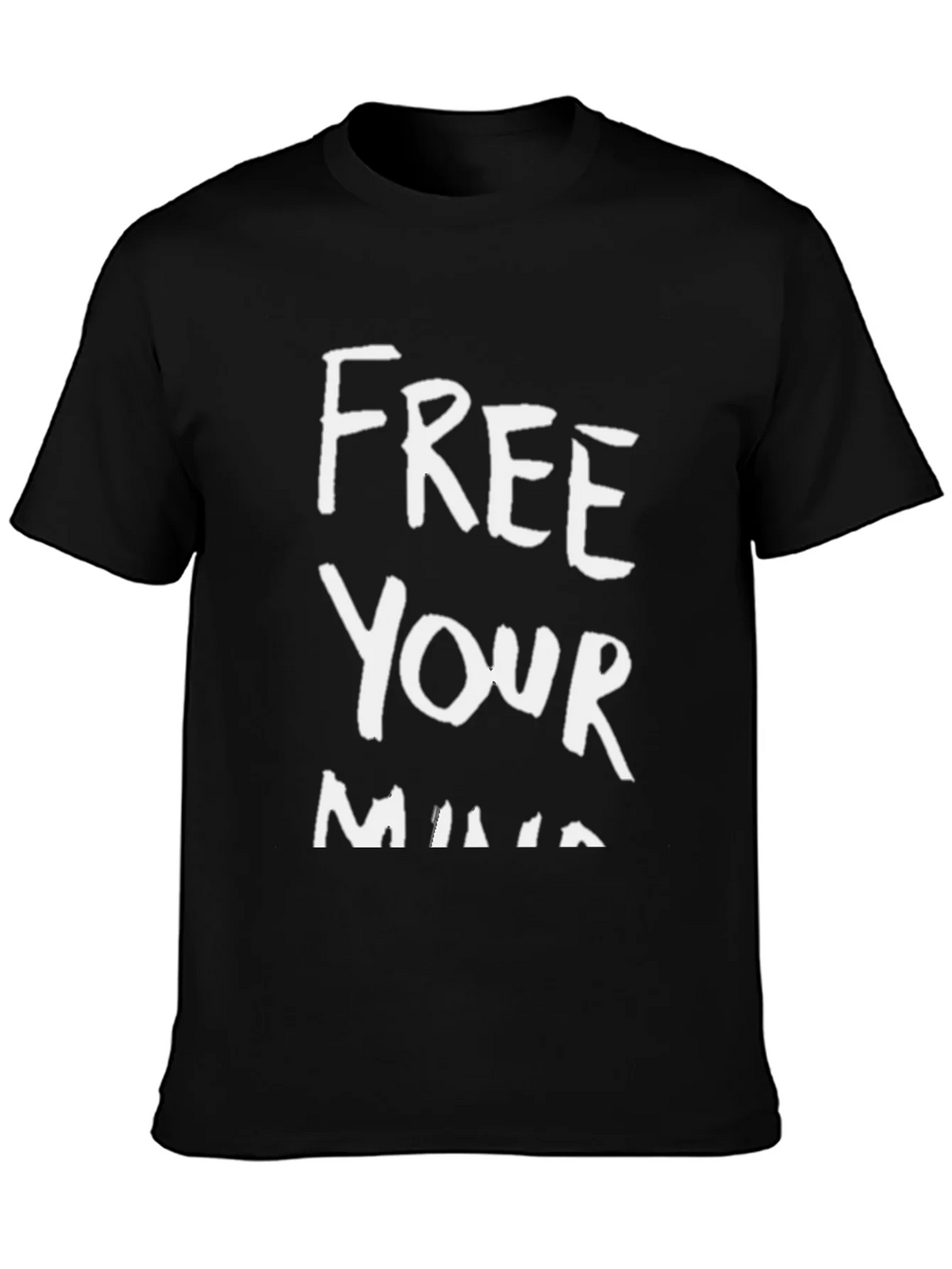 Free Your Mind Graphic Tee - Trendy Black T-Shirt product image 3
